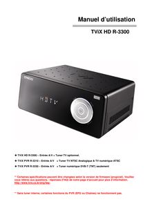 Notice HD Multimedia Player DViCO  TViX HD R-3300
