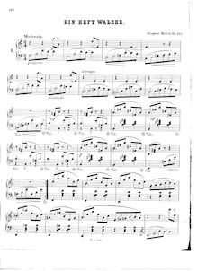 Partition complète, Walzer, Op.145, Heller, Stephen