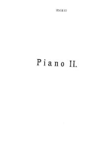 Partition Piano 2, Symphony No.3, Polish, D major, Tchaikovsky, Pyotr
