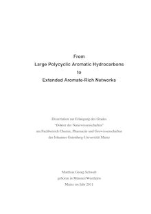 From large polycyclic aromatic hydrocarbons to extended aromate-rich networks [Elektronische Ressource] / Matthias Georg Schwab