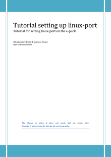 Tutorial setting up linux port