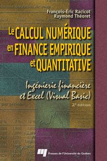 Le Calcul numérique en finance empirique et quantitative