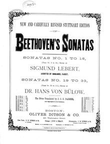 Partition complète, Piano Sonata No.5, The Little Pathetique, C minor par Ludwig van Beethoven