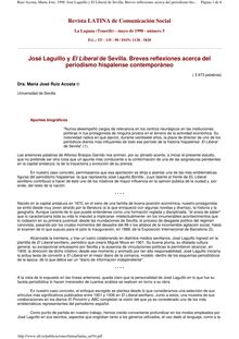 Revista LATINA de Comunicación Social José Laguillo y El Liberal ...