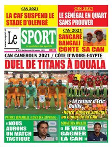 Le Sport n°4732 - du mercredi 26 janvier 2022