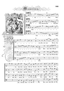 Partition Sanctus (monochrome, repaired), Missa Jäger, Missa Venatorum
