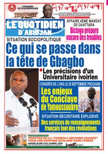 Le Quotidien d’Abidjan n°4023 - du mardi 21 septembre 2021