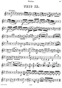 Partition de violon, 3 Piano Trios, Hob XV:18-20 (Op.36) par Joseph Haydn