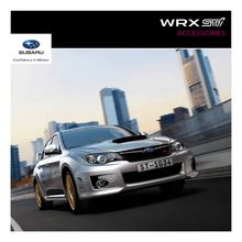 Catalogue accessoire Subaru WRX STI