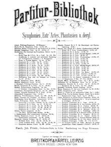 Partition complète, Ouverture-, FaWV K:G5, G major, Fasch, Johann Friedrich