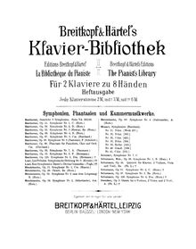 Partition Piano 2 , partie, Les Préludes, Symphonic Poem No.3, Liszt, Franz