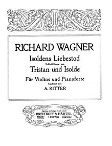 Partition complète, Tristan und Isolde, Wagner, Richard
