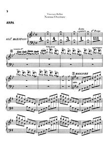 Partition harpe, Norma, Tragedia liricia in due atti, Bellini, Vincenzo
