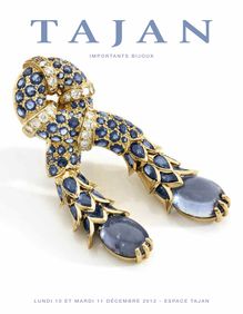 Importants bijoux vente à l espace Tajan : présentation de la collection