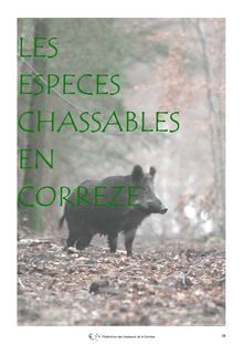 Fédération des chasseurs de la Corrèze Photo : D. Gest - Pistes et ...