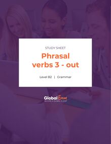 Phrasal verbs 3 - out
