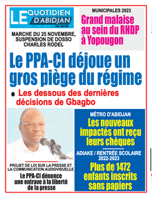 Le Quotidien d Abidjan n°4249 - du jeudi 24 novembre 2022