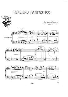 Partition No.4 Pensiero fantastico, 7 Pezzi, Op.43, Martucci, Giuseppe