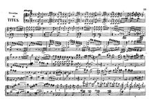 Partition complète, La clemenza di Tito, The Clemency of Titus, Mozart, Wolfgang Amadeus par Wolfgang Amadeus Mozart