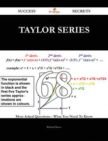 Taylor series 68 Success Secrets - 68 Most Asked Questions On Taylor series - What You Need To Know
