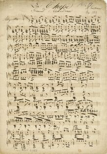 Partition complète, La Caccia, Op.109, La Caccia - Gran Rondò/ La Chasse/ The Hunt