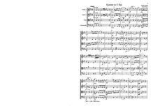 Partition complète, corde quatuor, Op.10 No.1, E♭ major, Eybler, Joseph