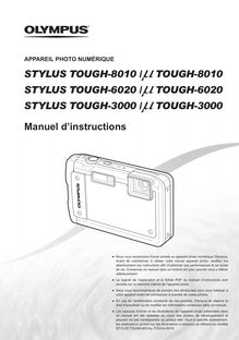 Notice Appareil Photo numériques Olympus  Stylus TOUGH-8010