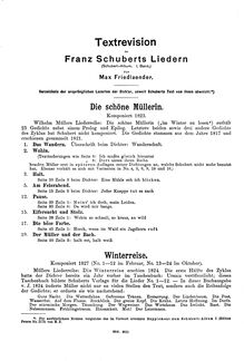 Partition Textrevision (scan), Claudine von Villa Bella, D.239, Schubert, Franz