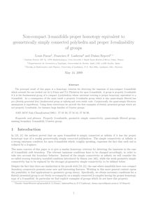 Non compact manifolds proper homotopy equivalent to geometrically simply connected polyhedra and proper realizability