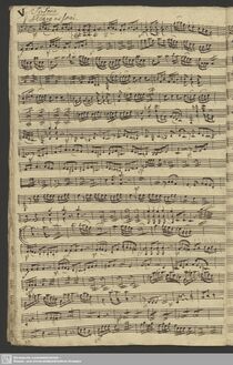 Partition violons II, Symphony en F major, F major, Rosetti, Antonio par Antonio Rosetti