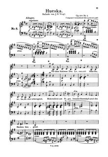 Partition No.2 Hueska (filter), 2 Balladen, Op.108, Loewe, Carl