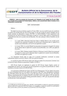 Lettre C2008-25 du 22/04/2008  OFI PRIVATE EQUITY / LÉON DE ...