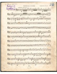Partition ténor trombone, Overture to Goethe s Faust, Op.80, Ouverture de la Tragédie : Faust de Goethe à grand Orchestre.