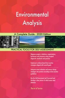 Environmental Analysis A Complete Guide - 2020 Edition