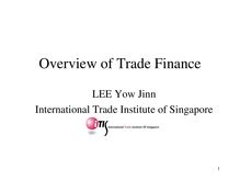 Workshop on “trade finance infrastructure”