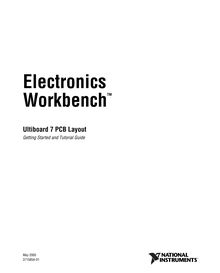 Electronics Workbench Ultiboard 7 PCB Layout Getting Started and  Tutorial Guide
