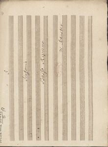 Partition violoncelles/Basses (ripieno 2), Sinfonia No.5 en B-flat major