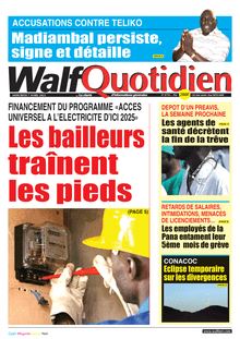 Walf Quotidien n°8710 - du mercredi 07 avril 2021