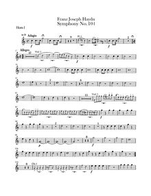 Partition cor 1, 2 (en D, G), Symphony No. 104, London/Salomon, D Major