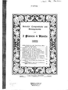 Partition Piano 1, Souvenir de Hapsal, Воспоминание о Гапсале, Tchaikovsky, Pyotr