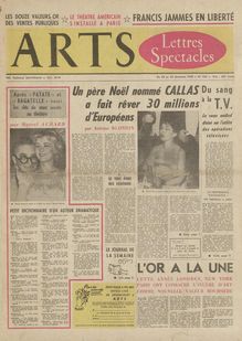 ARTS N° 702 du 24 décembre 1958