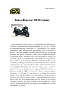 Suzuki Burgman 650 (Executive)