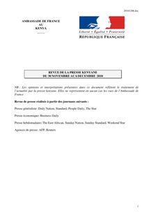 PDF - 158.8 ko - AMBASSADE  DE FRANCE AU KENYA _____ REVUE DE LA ...