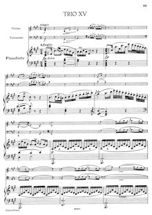 Partition Piano , partie, 3 Piano Trios, Hob.XV:9-10 (Op.27), Haydn, Joseph