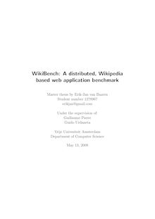 WikiBench: A distributed, Wikipedia based web application ...
