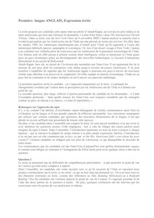 75-2010-Rapport expression ecrite (Anglais). - Première langue ...