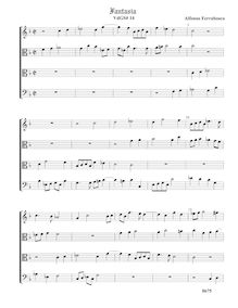 Partition Fantasia VdGS No.14 - partition complète (Tr A T B), fantaisies pour 4 violes de gambe