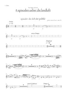 Partition hautbois 1, Concerto pour violoncelle & Doublebass, WesenAuer, Peter par Peter WesenAuer