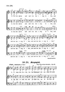 Partition complète (transposed to B♭ major), 6 chansons im Freien zu singen
