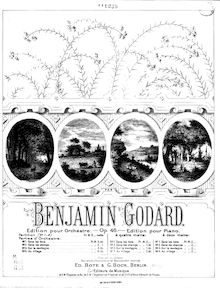 Partition complète, Scènes poétiques, Scènes poétiques: suite d orchestre par Benjamin Godard